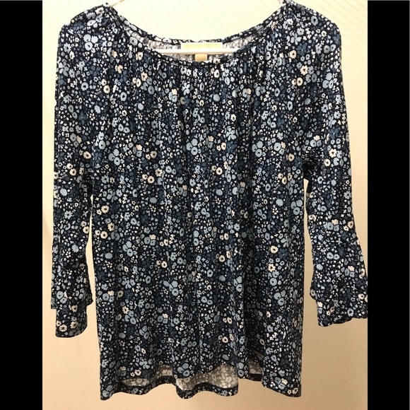 Michael Kors Women’s Floral Top - Size L NWT - Picture 1 of 4